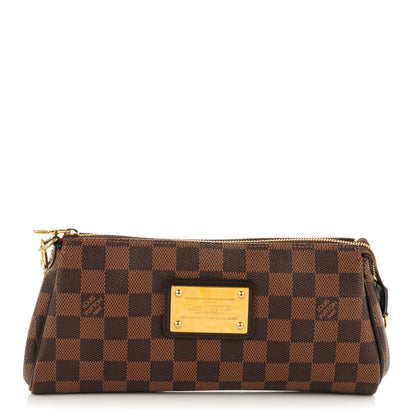 Louis Vuitton Damier Ebene Eva Clutch 1 of 8