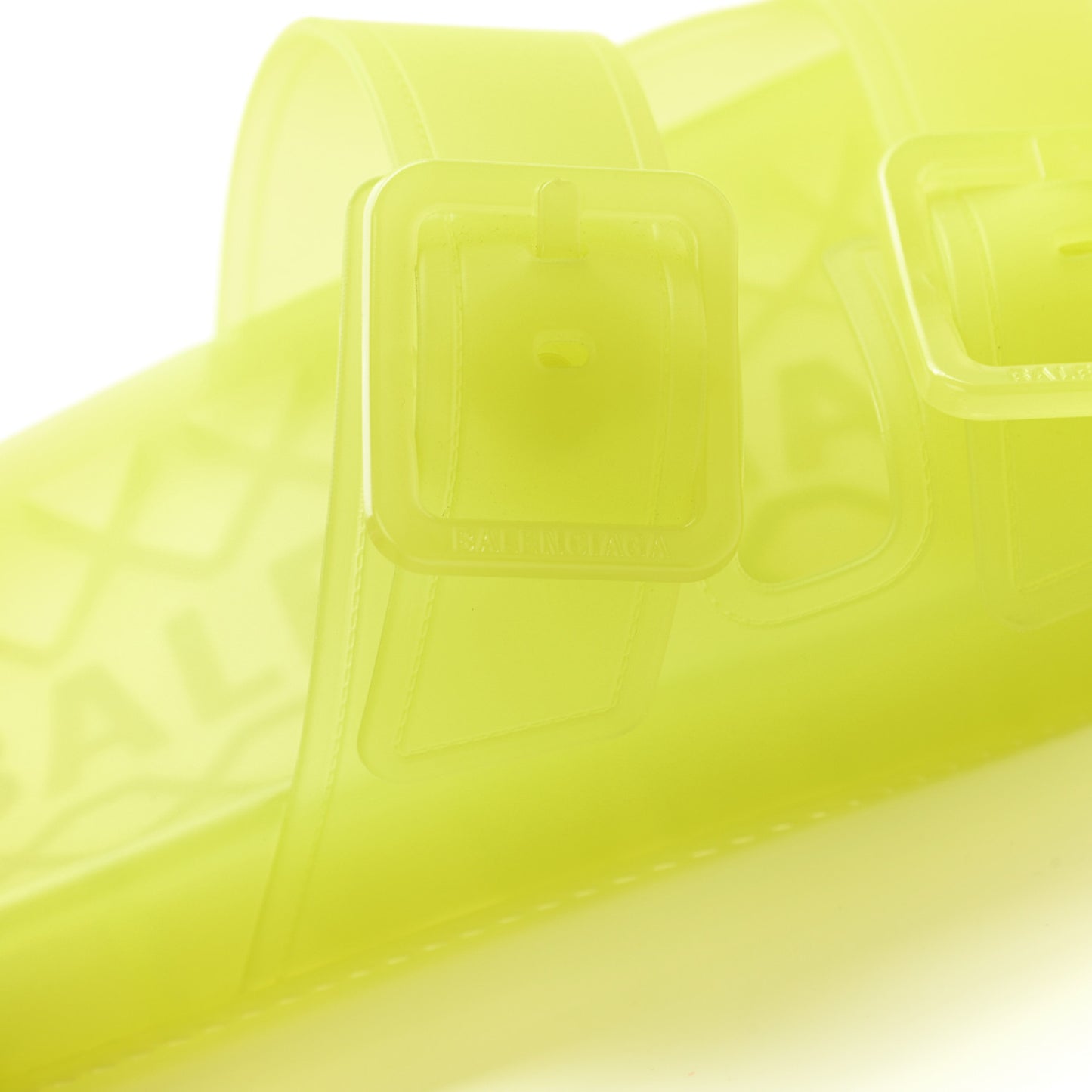 Technical Polyurethane Mallorca Slide Sandals 38 Fluo Yellow