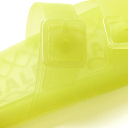 Balenciaga Technical Polyurethane Mallorca Slide Sandals 38 Fluo Yellow 5 of 6