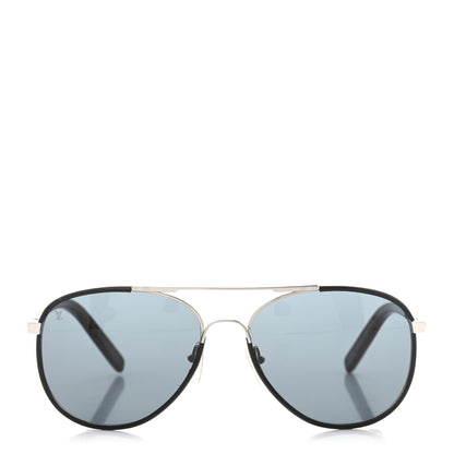 Louis Vuitton Metal Attraction Pilote Sunglasses Z0704U Black 2 of 8