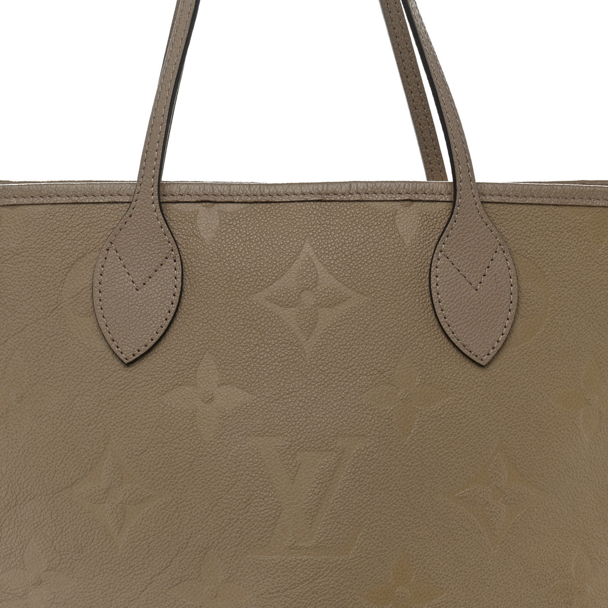 Louis Vuitton Empreinte Monogram Giant Neverfull MM Tourterelle 8 of 10