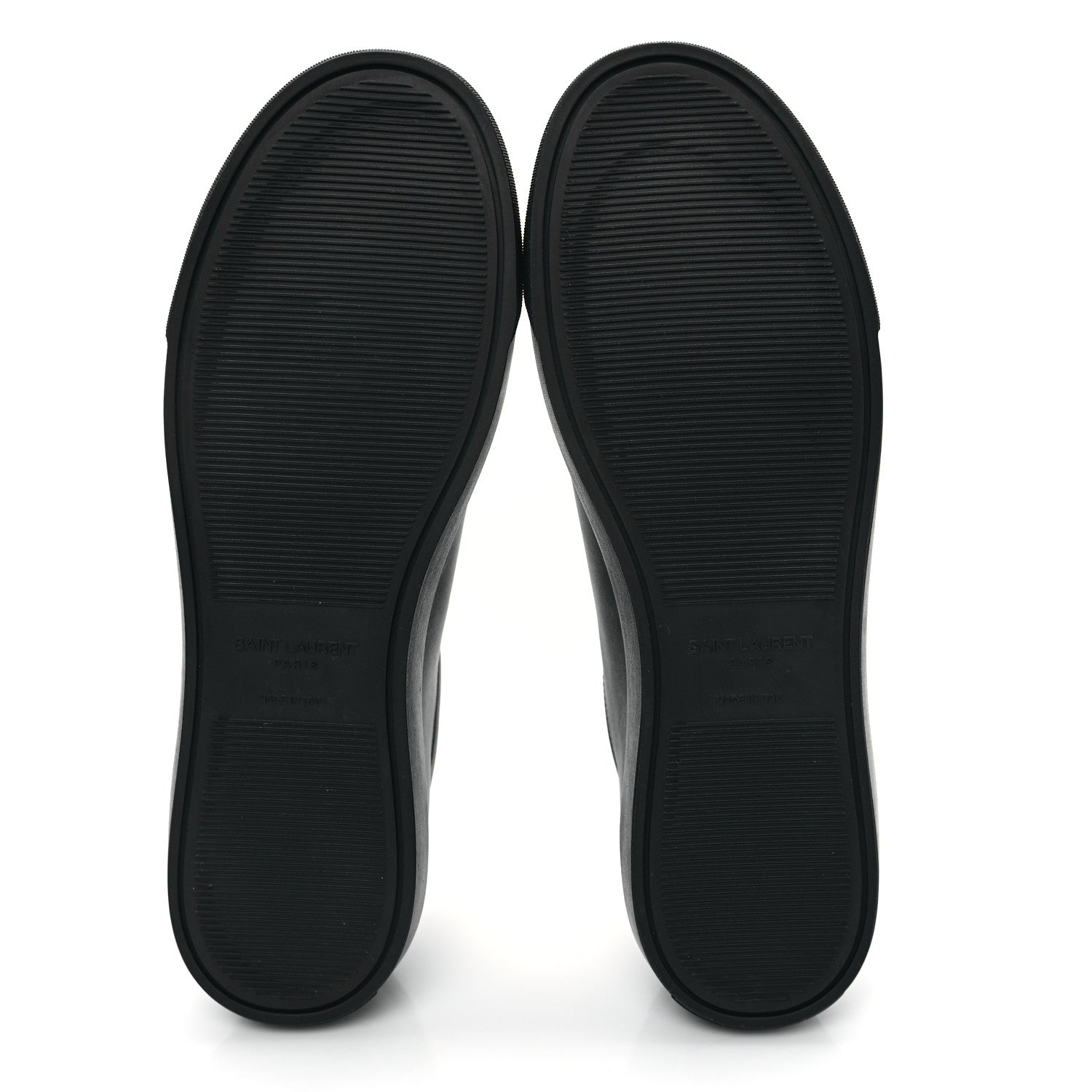 Saint Laurent Calfskin Andy Low Top Sneakers 41.5 Black 5 of 8