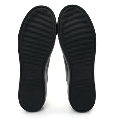 Saint Laurent Calfskin Andy Low Top Sneakers 41.5 Black 5 of 8