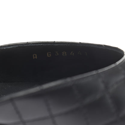 Chanel Patent Lambskin Quilted Cap Toe Ballerina Flats 40 Black 8 of 8