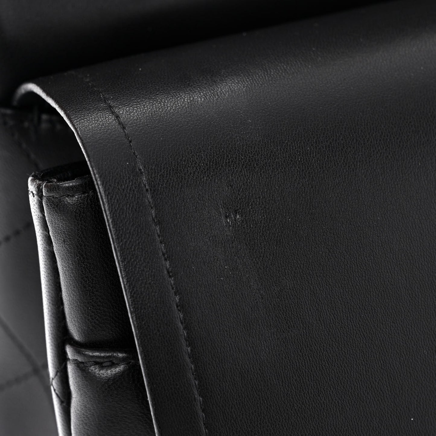 Lambskin Quilted Jumbo Double Flap So Black