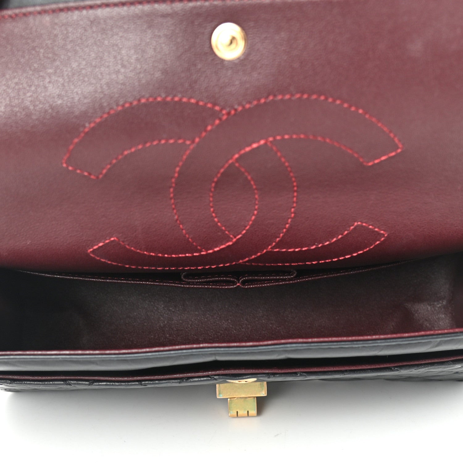 Chanel Aged Calfskin Quilted 2.55 Reissue 225 Flap Black 4 of 8