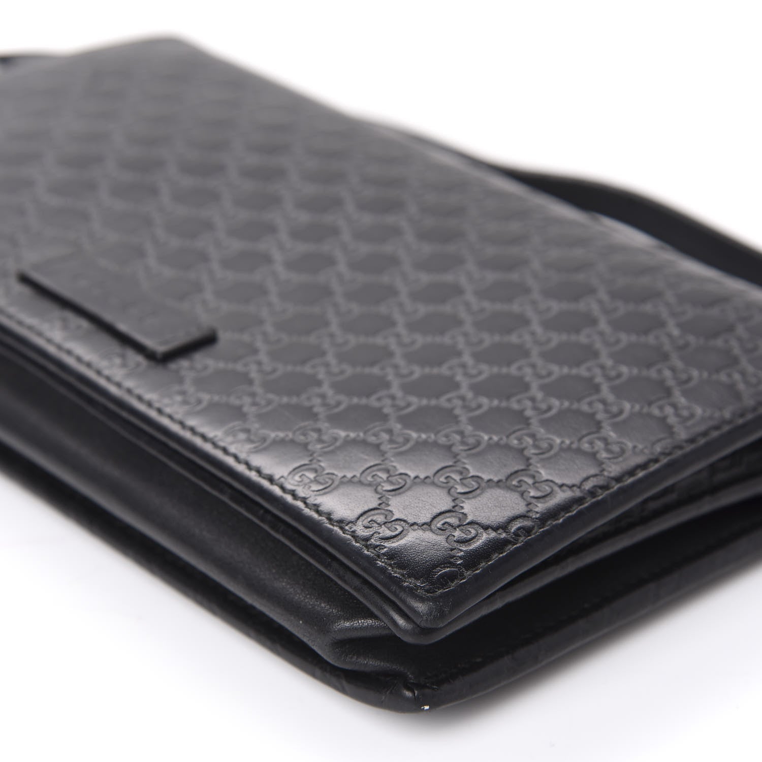 Gucci Microguccissima Crossbody Wallet Black 7 of 15