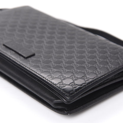 Gucci Microguccissima Crossbody Wallet Black 7 of 15