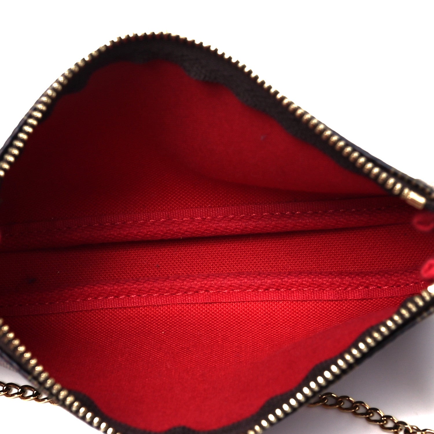 Louis Vuitton Damier Ebene Mini Pochette Accessories 6 of 9