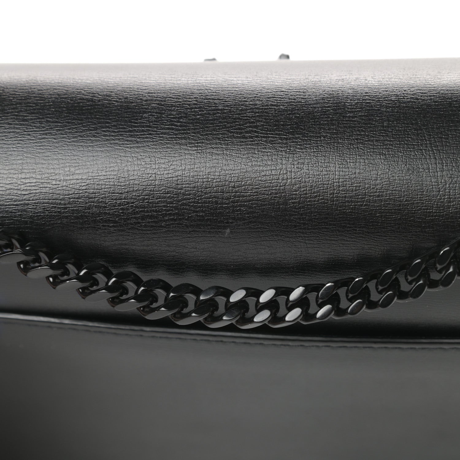 Saint Laurent Calfskin Medium Monogram Sunset Black 9 of 13