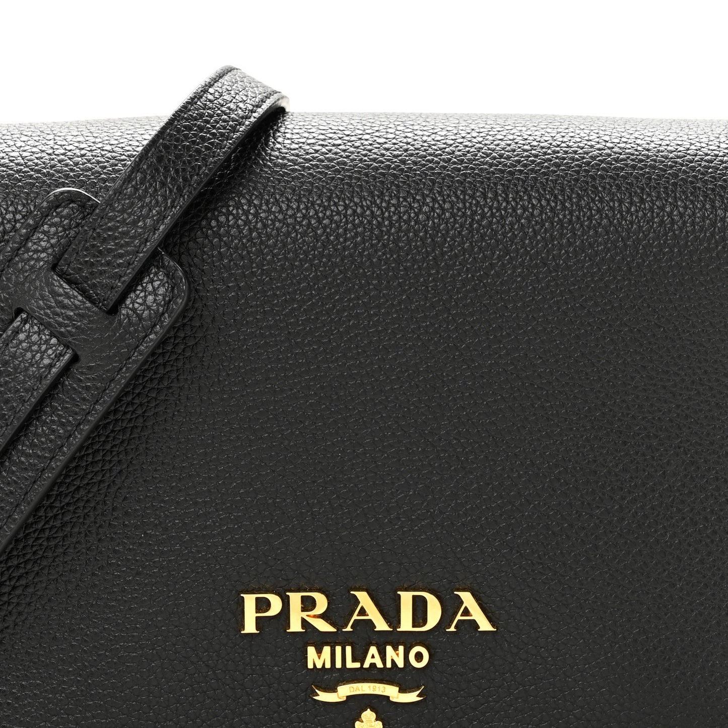 Vitello Phenix Crossbody Bag Black