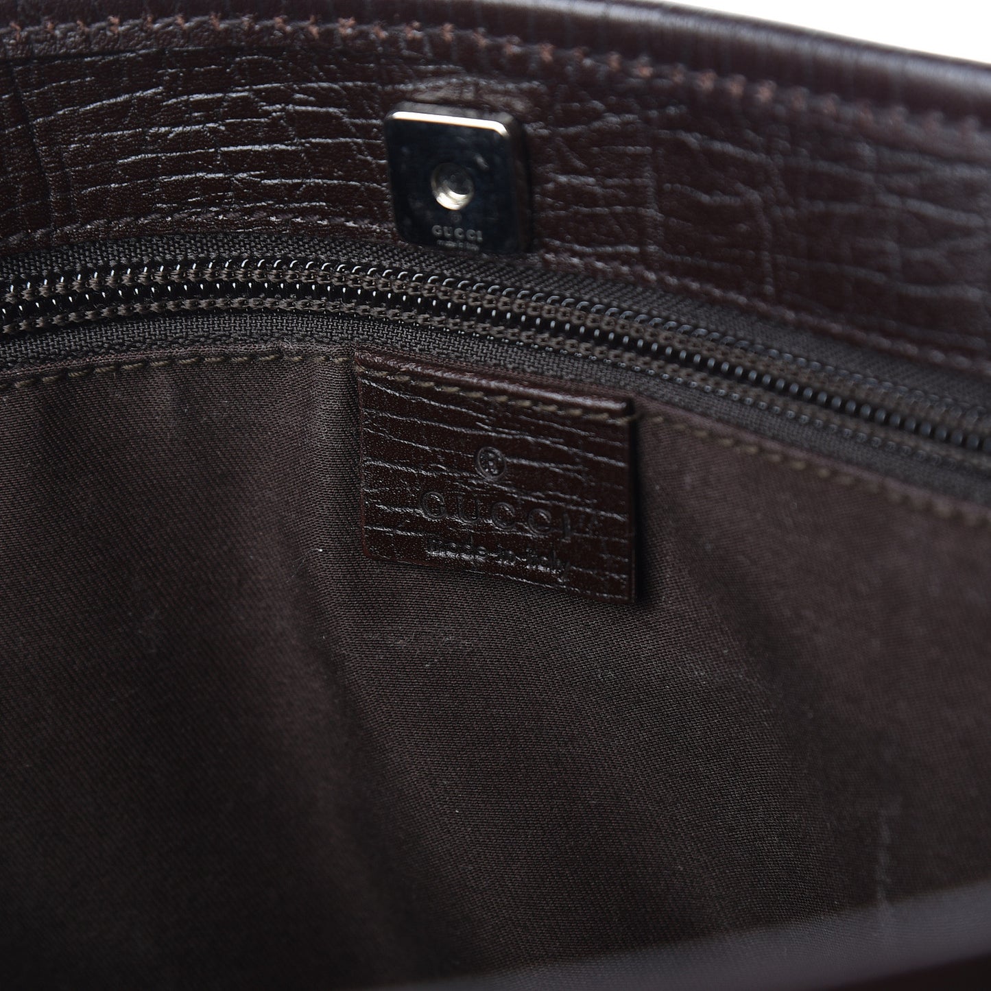 GG Plus Monogram Medium Joy Tote Dark Brown