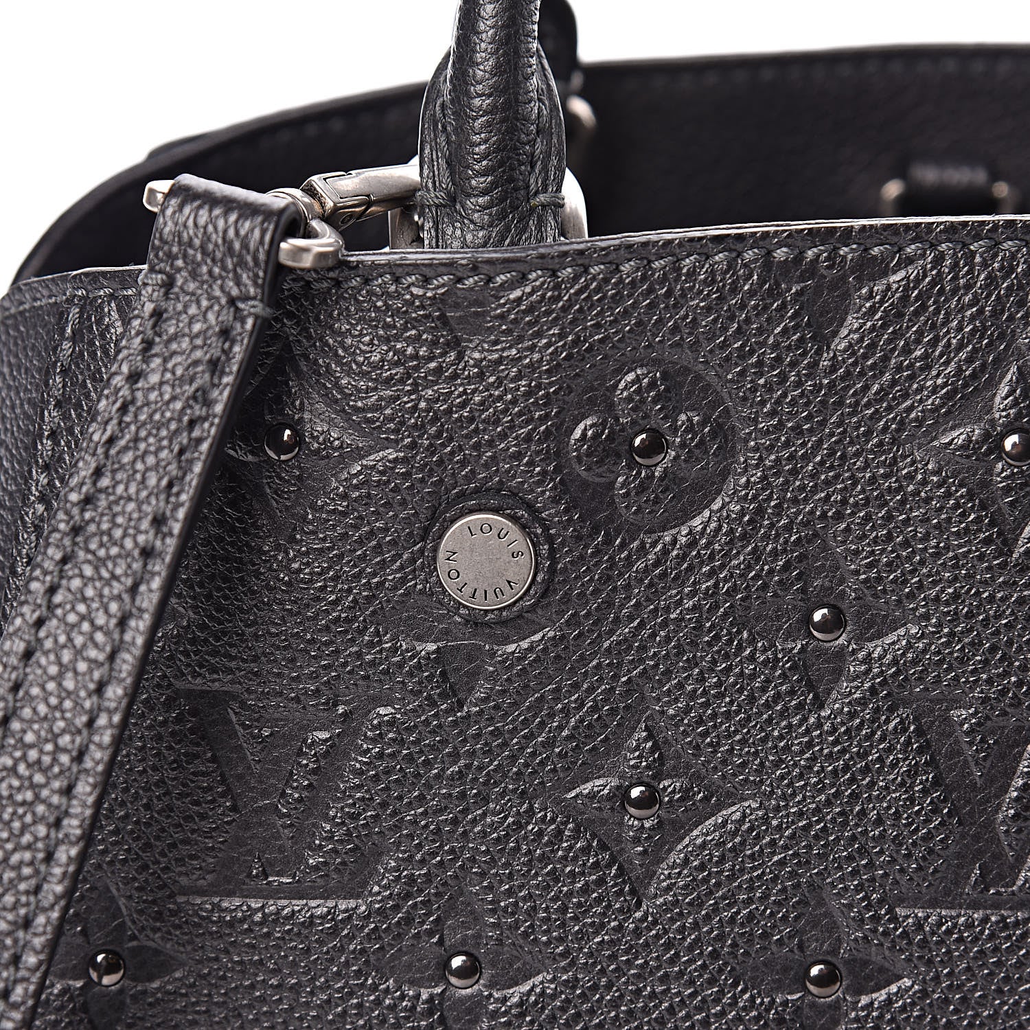 Louis Vuitton Empreinte Studded Montaigne BB Platine 9 of 9