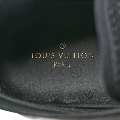 Louis Vuitton Calfskin Damier Fastlane Low Sneakers 13 Black 7 of 9