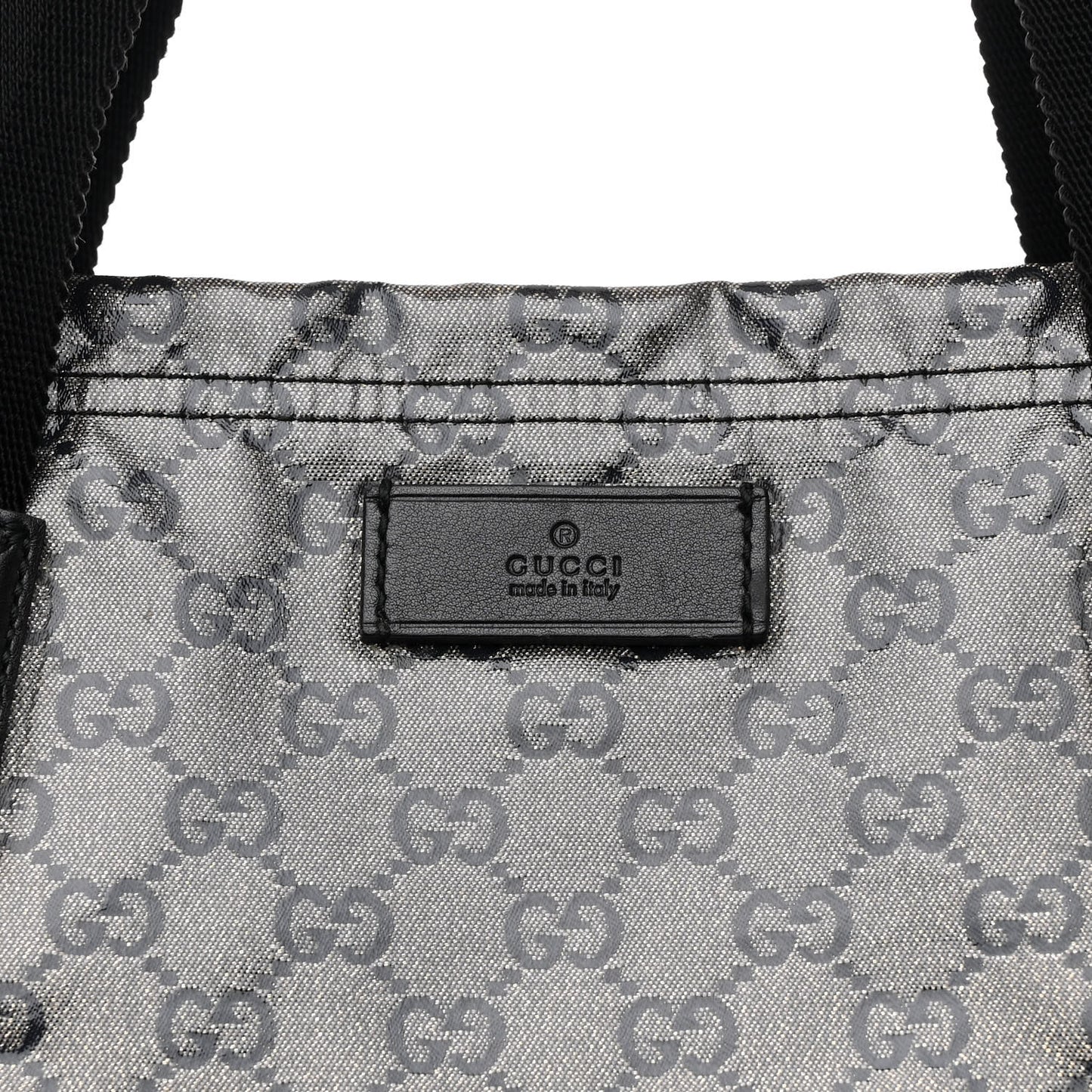 Crystal Monogram Medium Vertical Tote Black