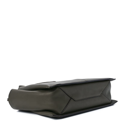 Celine Supple Natural Calfskin Medium Tri-Fold Bag Stone 4 of 13