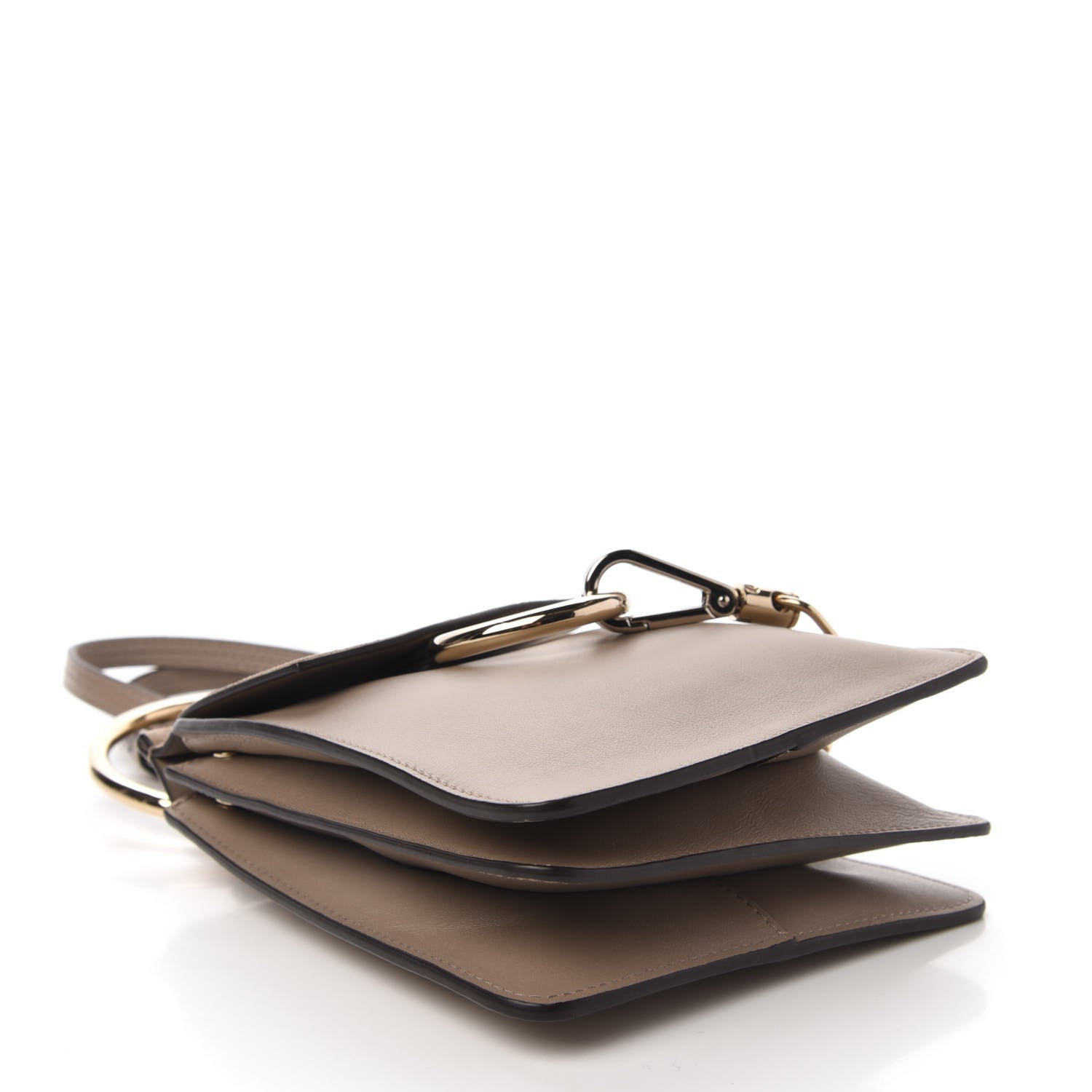 Chloe Suede Calfskin Mini Faye Bracelet Bag Motty Grey 4 of 9