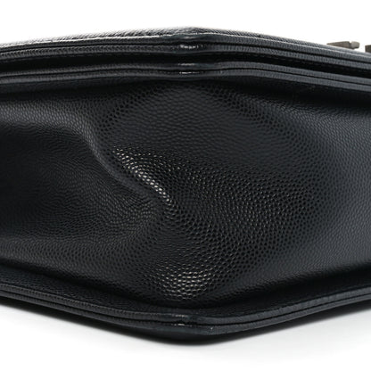 Chanel Caviar Quilted Medium Boy Flap Black 9 of 10