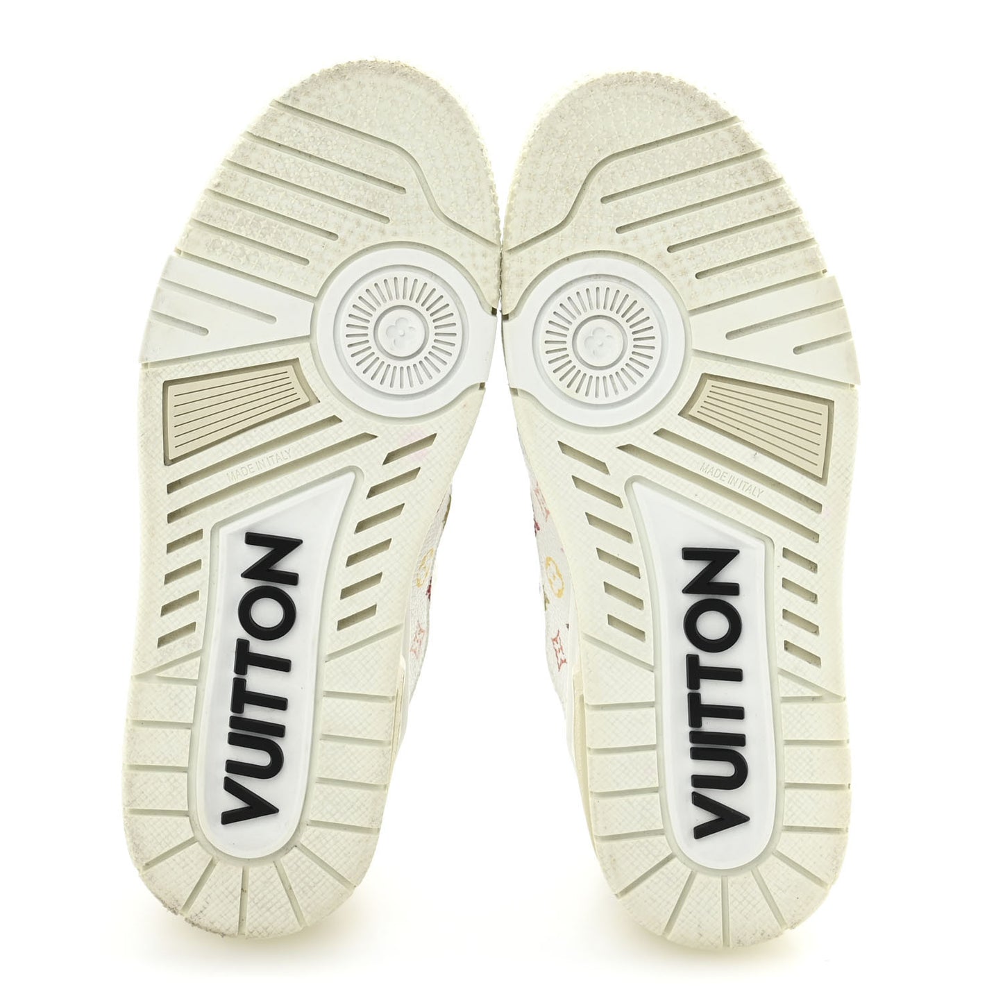 LV X TM Calfskin Monogram Multicolor Womens LV Trainer Sneakers 36 White