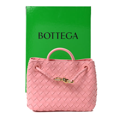 Bottega Veneta Nappa Intrecciato Small Andiamo Shoulder Bag Blush 10 of 10