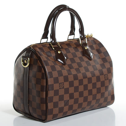 Louis Vuitton Damier Ebene Speedy Bandouliere 25 3 of 8