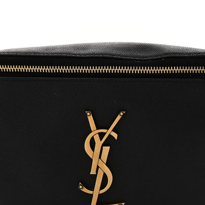 Saint Laurent Grain De Poudre Monogram Belt Bag Black 8 of 13