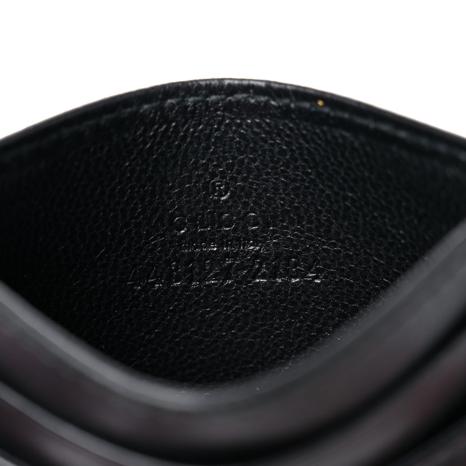 Gucci Calfskin Matelasse GG Marmont Card Holder Black 6 of 12