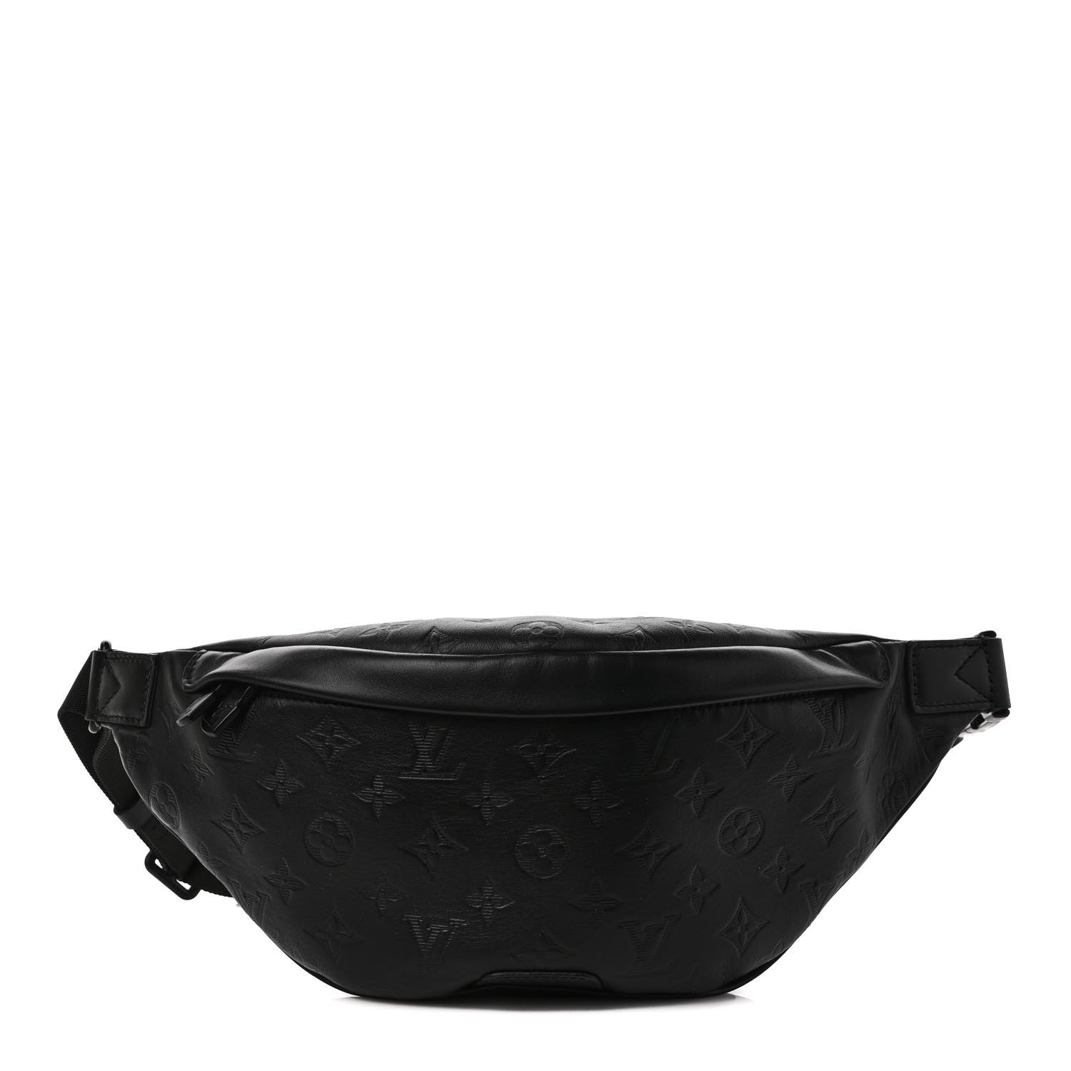 Louis Vuitton Calfskin Monogram Shadow Discovery Bumbag Black 1 of 9