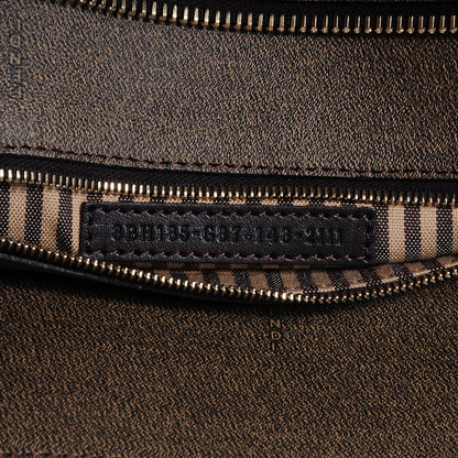 Fendi Zucca Spalmati Medium Roll Tote Tobacco Moro 7 of 10