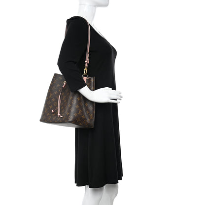Louis Vuitton Monogram Neonoe MM Rose Poudre 2 of 8
