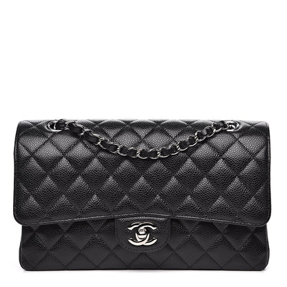 Chanel Caviar Quilted Medium Double Flap Black 1 of 13