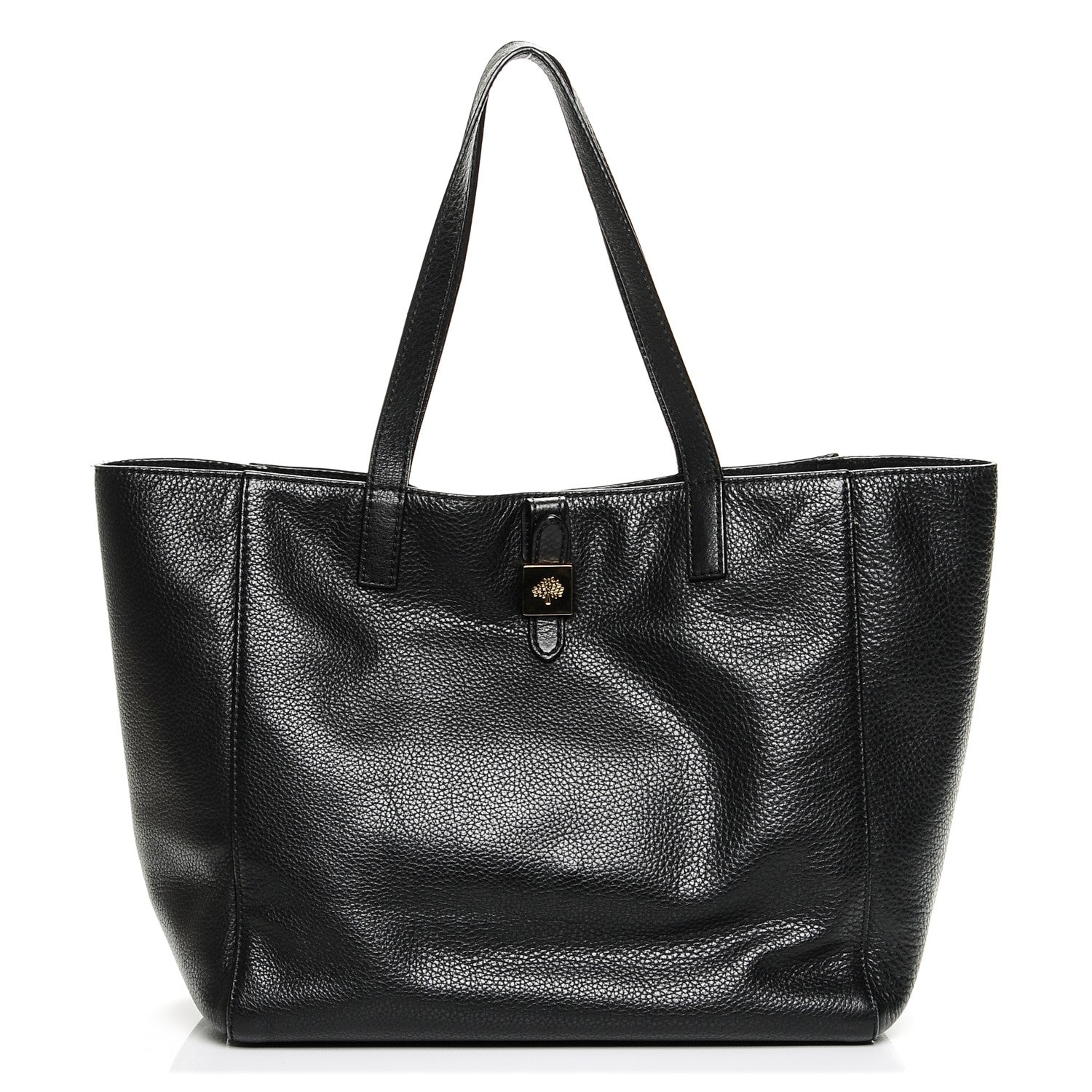 Mulberry Soft Small Grain Calfskin Tessie Tote Black 1 of 6