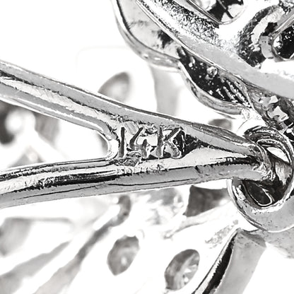 Parker & West by FASHIONPHILE 14K White Gold Diamond 3.15ctw Flower Pendant 3 of 3