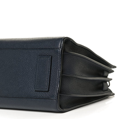 Saint Laurent Grained Calfskin Baby Supple Sac De Jour Navy 12 of 12