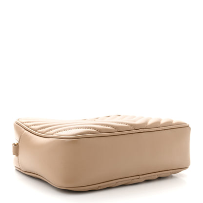 Saint Laurent Calfskin Matelasse Monogram Lou Camera Bag Dark Beige 4 of 10