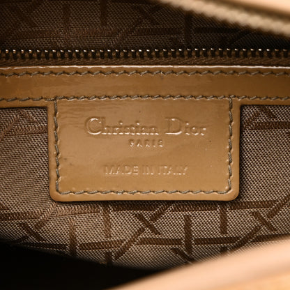 Christian Dior Patent Cannage Large Lady Dior Dark Beige 6 of 12
