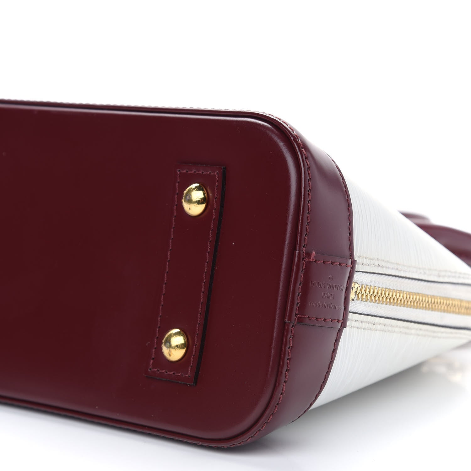 Louis Vuitton Epi Alma BB White Fuchsia 8 of 10