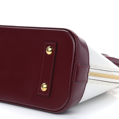 Louis Vuitton Epi Alma BB White Fuchsia 8 of 10