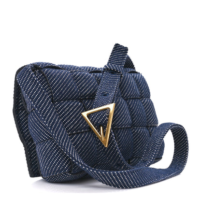 Bottega Veneta Denim Maxi Intrecciato Padded Cassette High Frequency Crossbody Bag Indigo 3 of 10
