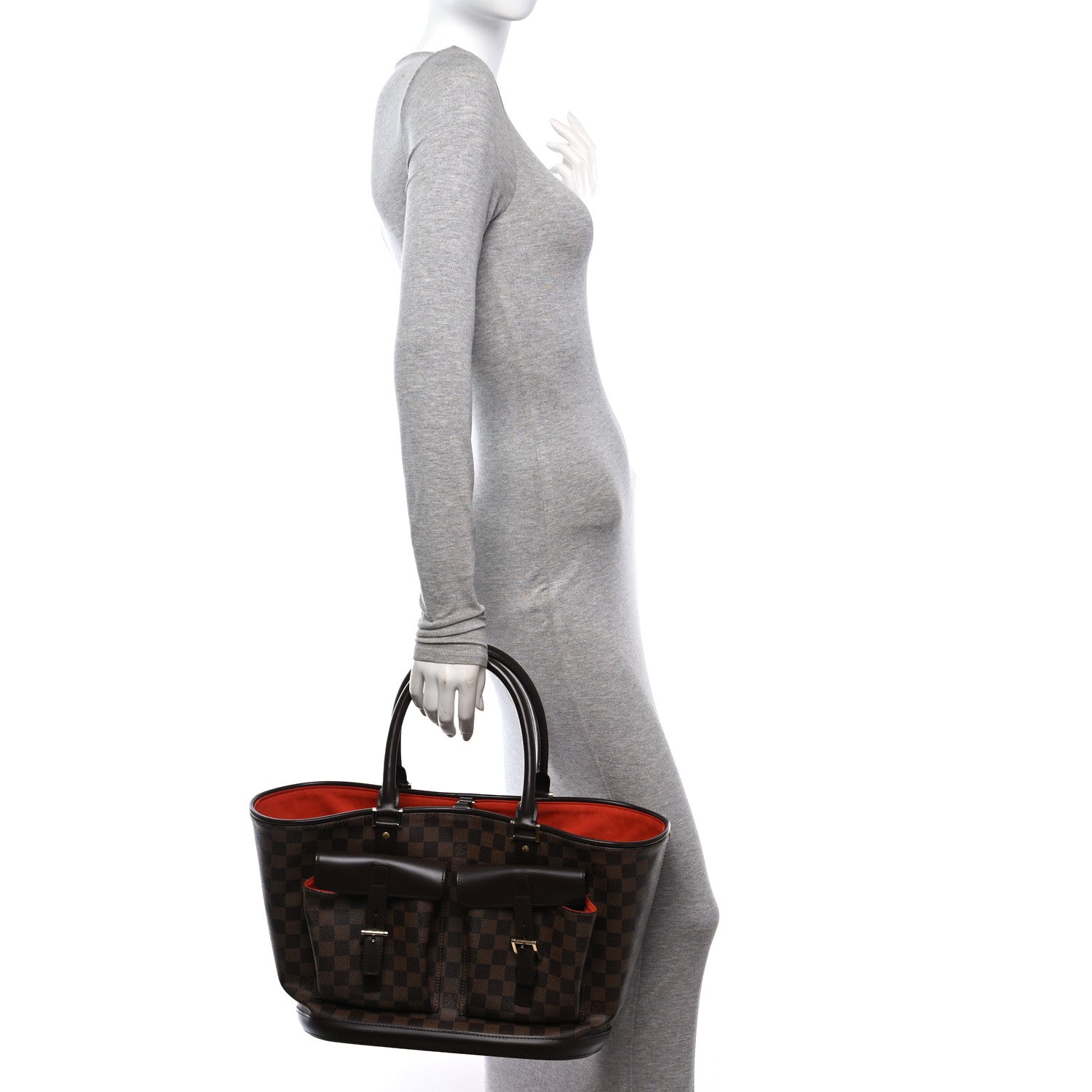 Louis Vuitton Damier Ebene Manosque GM 2 of 12
