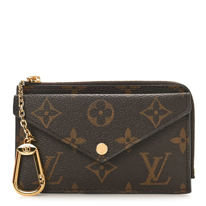 Louis Vuitton Monogram Recto Verso Card Holder Black 1 of 10