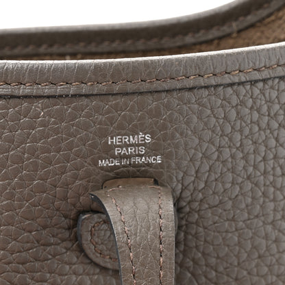 Hermes Taurillon Clemence Evelyne TPM Etain 6 of 10