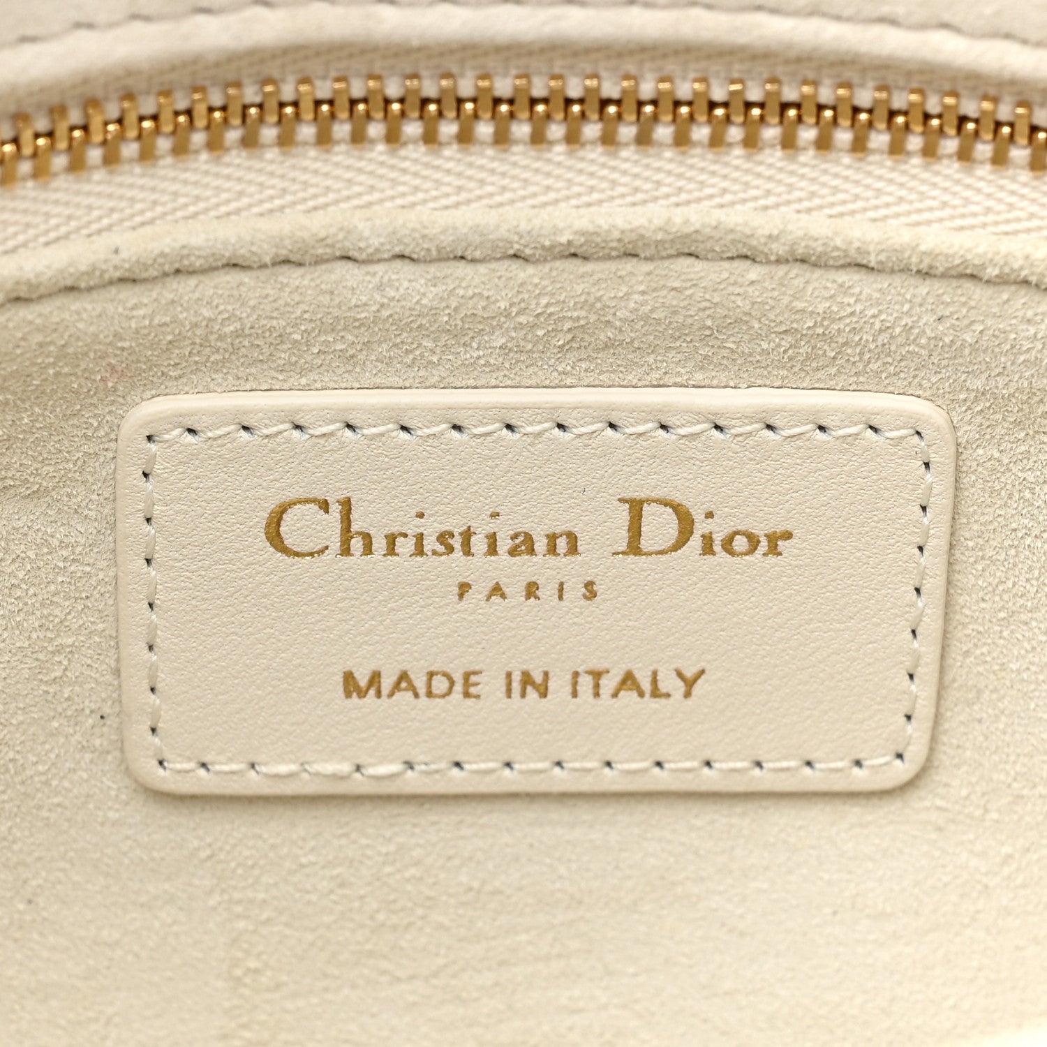 Christian Dior Lambskin Cannage Small My ABCDior Lady Dior White 6 of 8