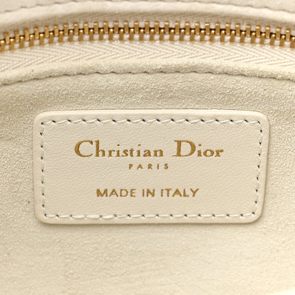 Christian Dior Lambskin Cannage Small My ABCDior Lady Dior White 6 of 8