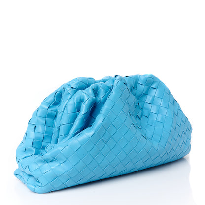 Bottega Veneta Nappa Maxi Intrecciato The Pouch Oversized Clutch Swimming Pool 3 of 11