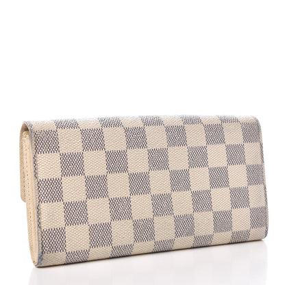 Louis Vuitton Damier Azur Sarah Wallet 3 of 14