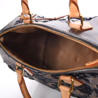Louis Vuitton Monogram Fleur De Jais Sequins Speedy 30 5 of 12