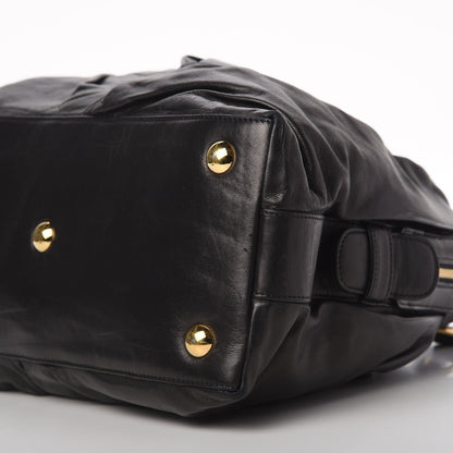 Valentino Garavani Lambskin Woven Couture Bag Black 9 of 14