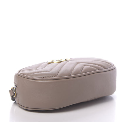 Gucci Calfskin Matelasse GG Marmont Belt Bag 95 38 Porcelain Rose 4 of 12