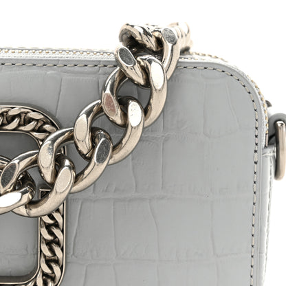 Marc Jacobs Calfskin Croc Embossed Snapshot Camera Bag Quarry 8 of 12
